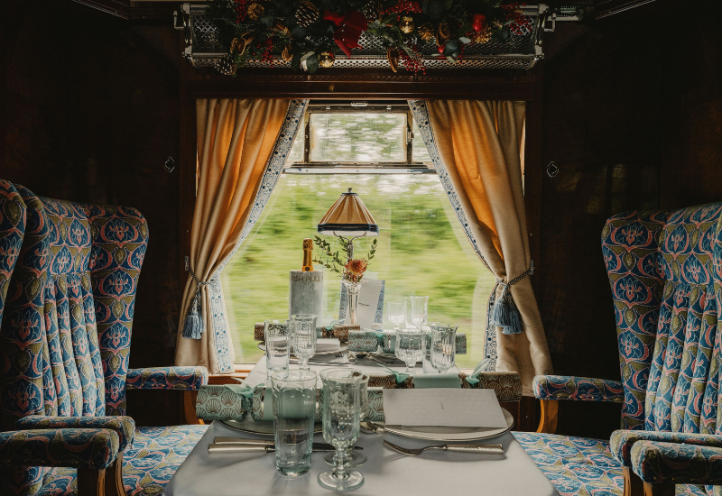 Christmas Lunch Luxury Train Journey from London by British Pullman