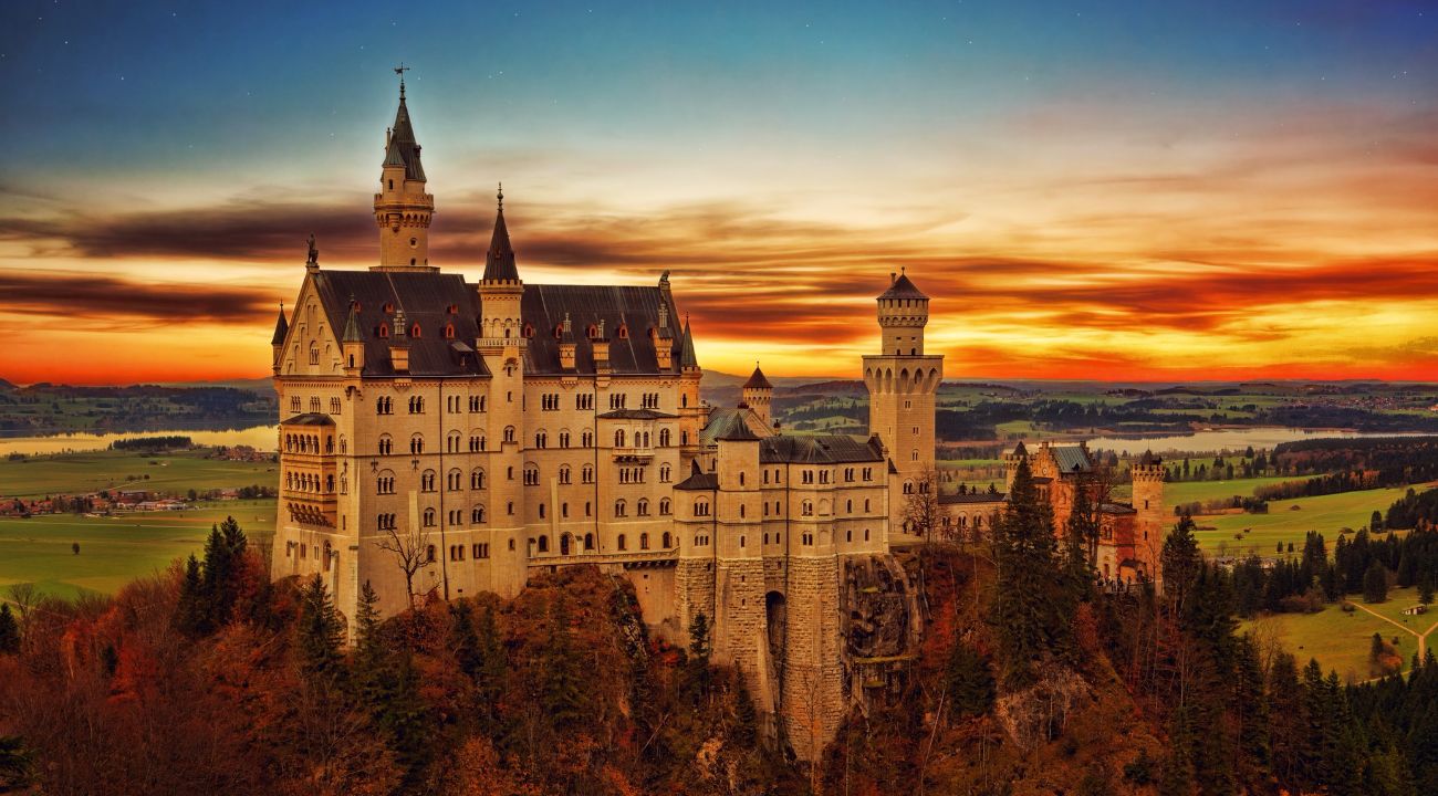 Neuschwanstein Castle in Bavaria Germany