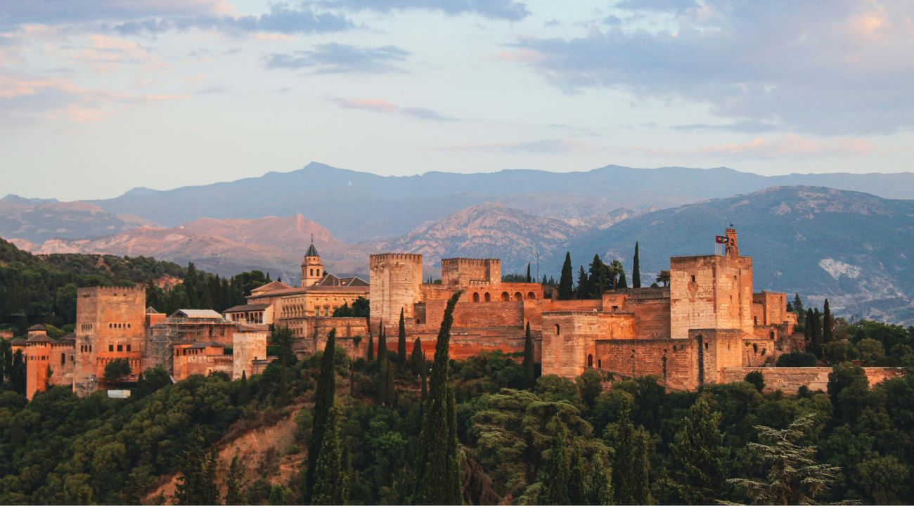Alhambra palace in Granada Spain