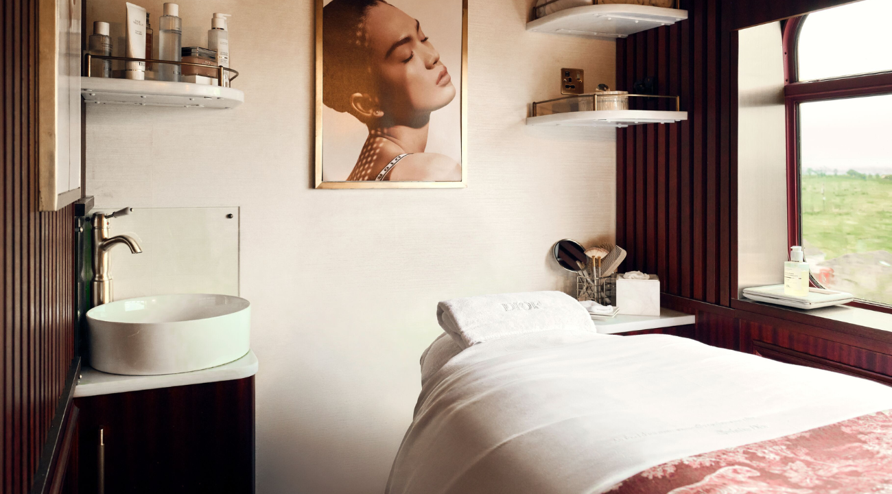 Dior Spa on the Royal Scotsman