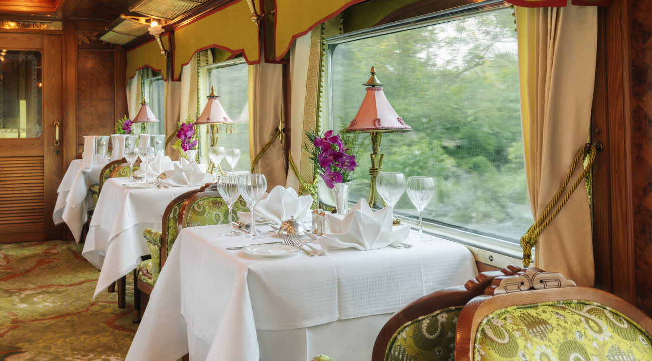 Dining on the Eastern & Oriental Express
