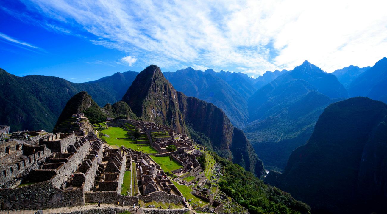 Machu Picchu, Peru, showcasing the historic Inca ruins in the Andes mountains