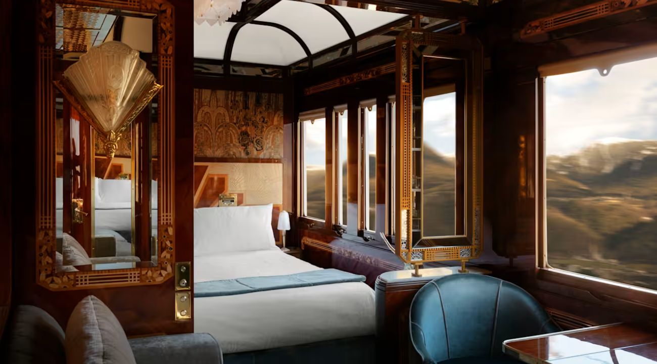 Suite onboard the Venice Simplon-Orient-Express