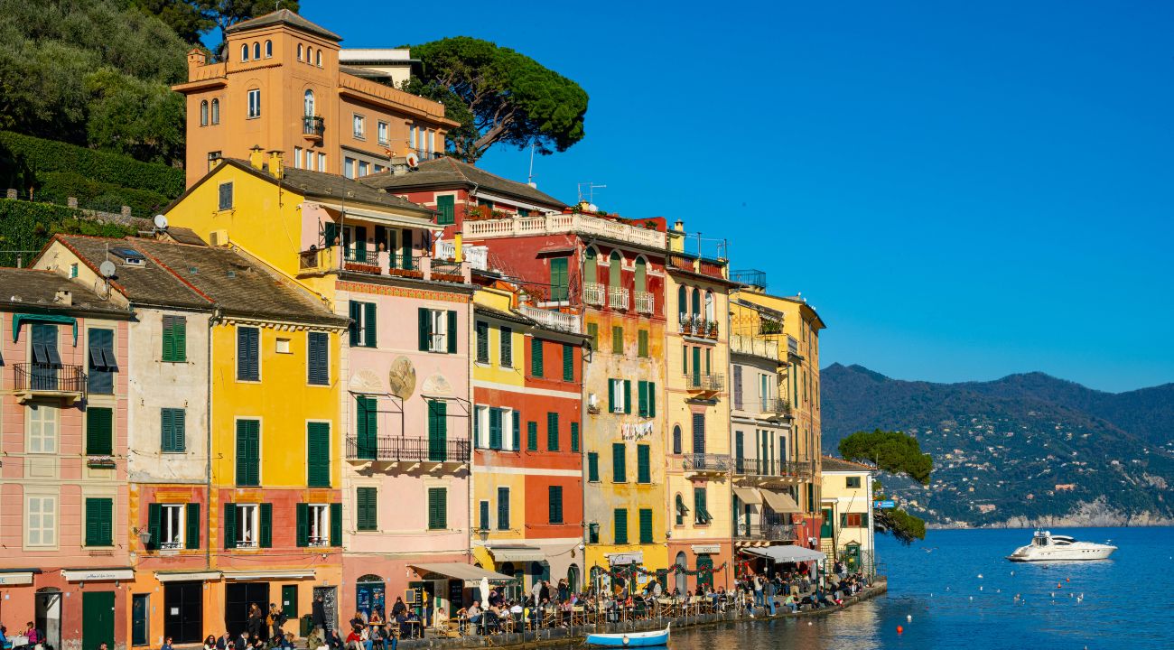 Portofino seafront in Italy, a highlight among the best destinations for touring holidays in Europe